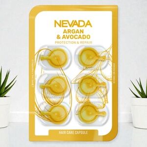Nevada Argan & Avocado Hair Care Capsules Protect & Repair For Split Ends NEW PC